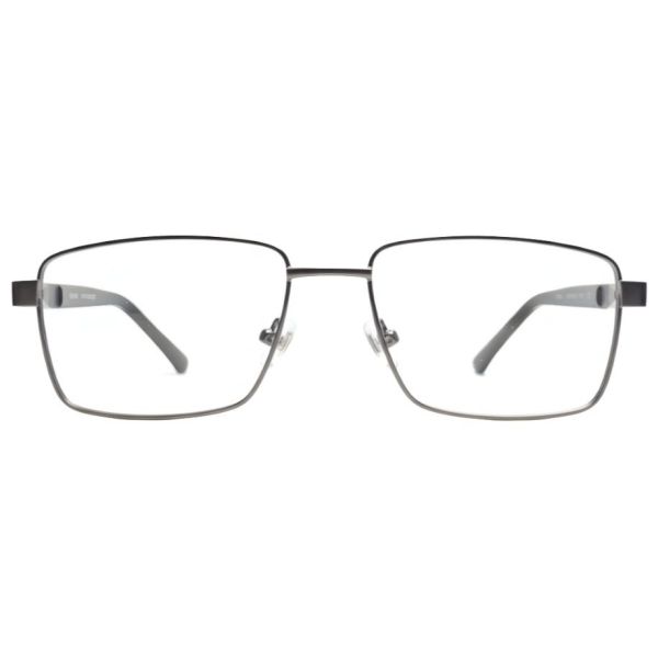 rectangular ultra light metal full rim eyeglasses