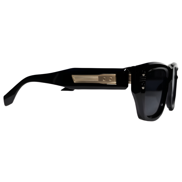 Urban Rivet Square Sunglasses with Premium Acetate Frame and UV400 Lenses