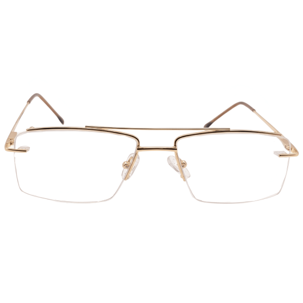 Nations Optics Semi-Rimless Rectangular Eyeglasses