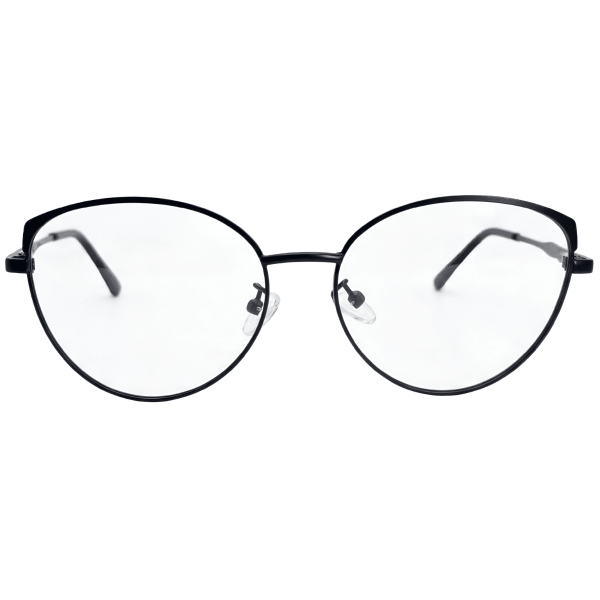 Matte grey round eyeglasses with stainless steel full rim frame lightweight design - Nations Optics