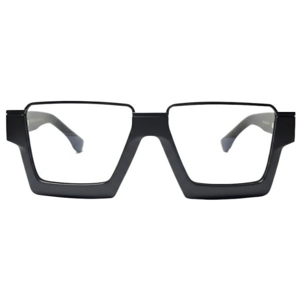 Emerald Bold Geometric Square Full-Rim Frames