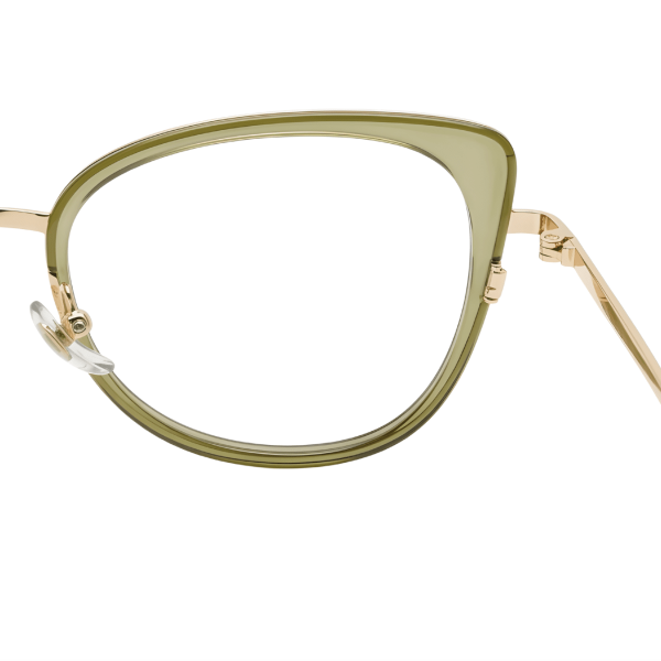slim cat eye full rim designer eyeglasses for women