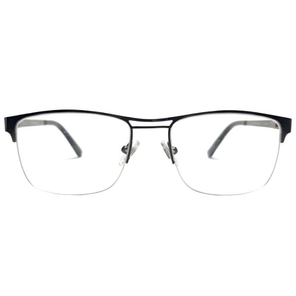ProEdge Sleek Semi-Rimless Rectangular Eyeglasses