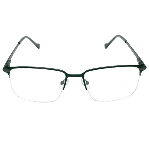 Titanium Rimless Modified Rectangular Eyeglasses - Nations Optics