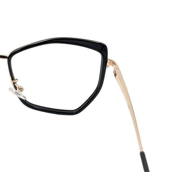 NoirEdge Geometric Luxe Eyeglasses
