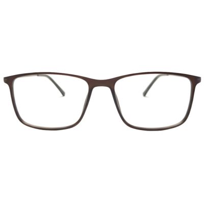 Bravon ClassicRect Brown Acetate Eyeglass Frame