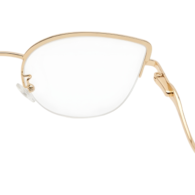 Roseline AirLite Cat-Eye Semi Rimless Eyeglass