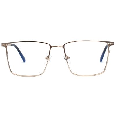 Matte Dark Brown Ultra-Light Titanium Eyewear – Full Rim Metal Specs (14.36g)