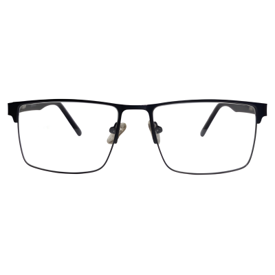 Aurelius Regent Semi-Rimless Browline Eyeglasses