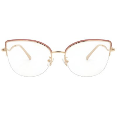Roseline AirLite Cat-Eye Semi Rimless Eyeglass