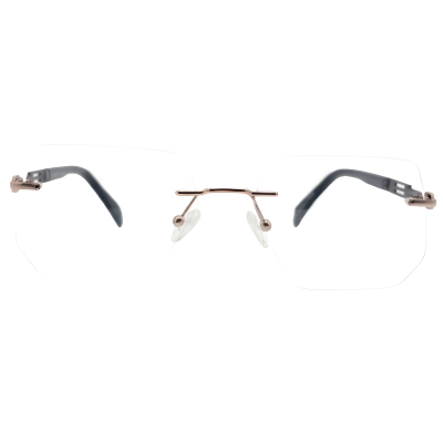 Aurelia Edge Rimless Rectangular Eyeglasses 
