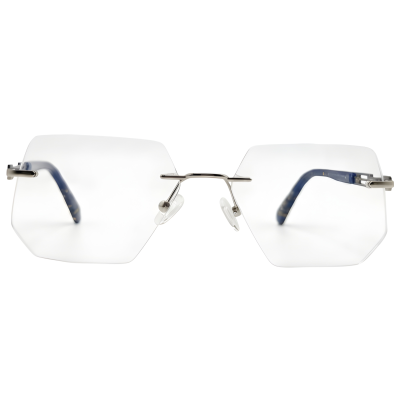 Aster Arc Rimless Eyeglasses 