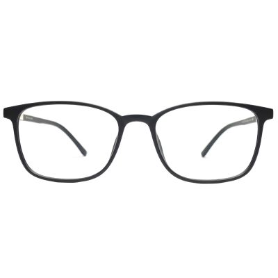 AirLight TR90 Rounded Rectangle Eyeglasses – Black