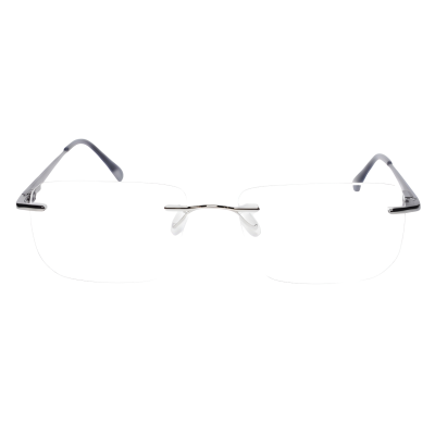 Ashworth Rimless Eyeglasses — Silver