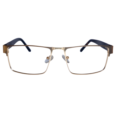 Aurelius Crest Rectangular Browline Eyeglasses