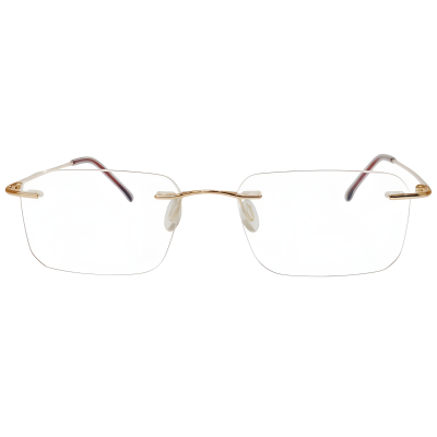 Auric Crest Rectangular Eyeglasses