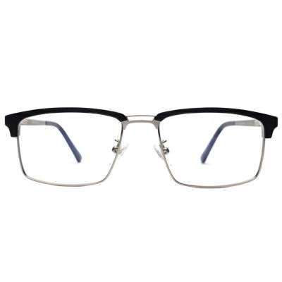 Carbon Fiber Eyewear with Titanium Temples – Glossy & Matte Black Full Rim Rectangle Frames