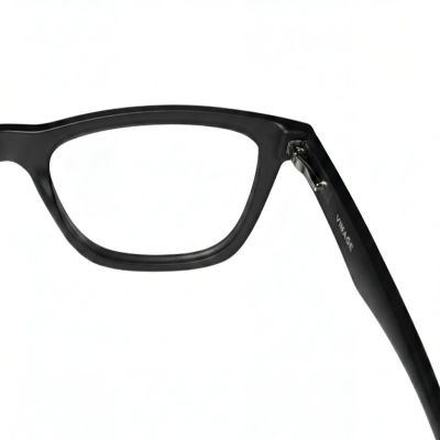 Charcoal Fade Rectangular Frames with Red Relief Temples