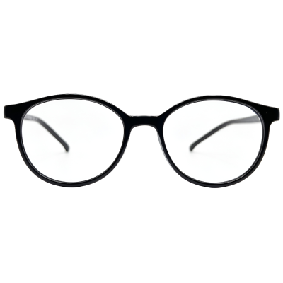 Classic Black Full Rim Eyeglasses