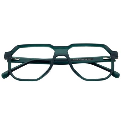 Deep Emerald Geometric Navigator Vision Frames