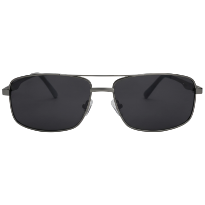 Glossy Black Flexon Memory Metal Rectangle Glasses