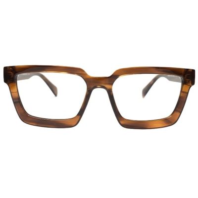 Havana Brown Wood-Grain Inspired Bold Frames