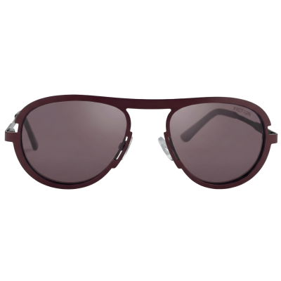 Horizon Maroon Dusk Polarized Matte Aviator