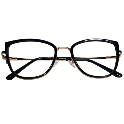 Matte Black Lightweight Geometric Memory Metal Specs