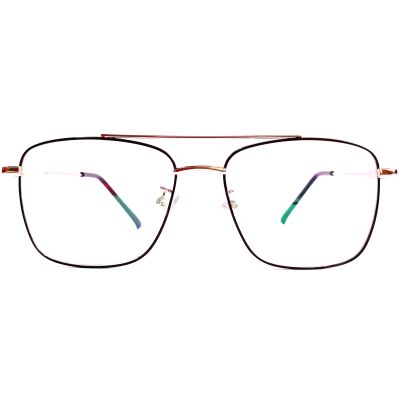  Silver‑Black Titanium Full‑Rim Spec Eyewear – TR90 Light‑Weight, Nearly Square