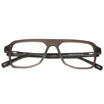 Mocha Gradient Flat-Top Modern Navigator Frames