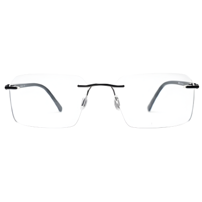 Nations Optics AirLight Rimless Round Rectangular Eyeglasses