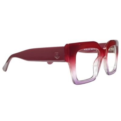 Nations Optics Crimson to Purple Gradient Bold Geometric Frames