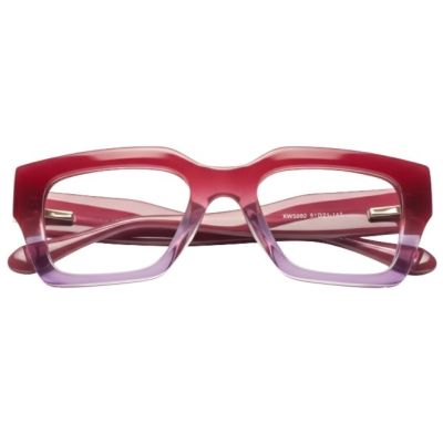 Nations Optics Crimson to Purple Gradient Bold Geometric Frames