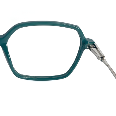 Nations Optics Geo-Chrome Hexagon Eyeglasses