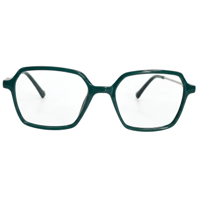 Nations Optics Geo-Chrome Hexagon Eyeglasses