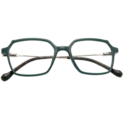 Nations Optics Geo-Chrome Hexagon Eyeglasses