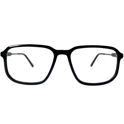 NationsOptics Rounded Rectangle FullRim TR90 Frame – Matte Black