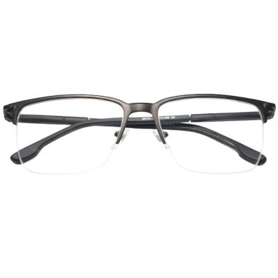 NationsOptics Metal Grey Full-Rim Rectangular Frames (2)