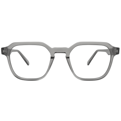 Transparent Wayfarer Eyeglasses – Grey