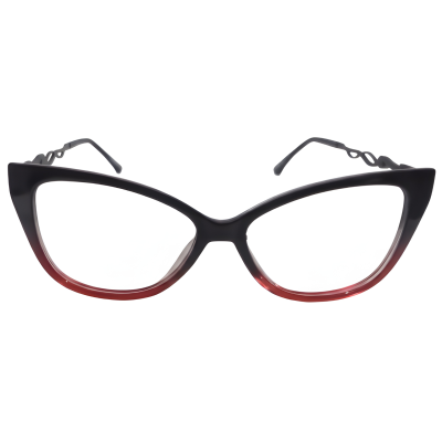 Noir Vixen Winged Cat-Eye Eyeglasses