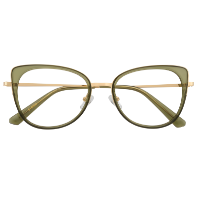 slim cat eye full rim designer eyeglasses for women