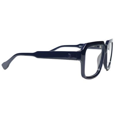 Onyx Black Modern Full-Rim Rectangular Eyewear