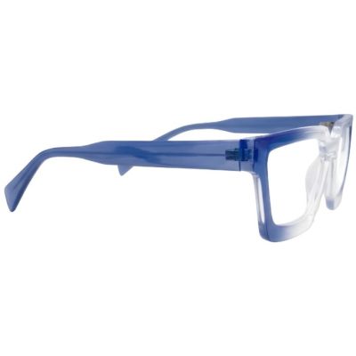 Rimless Rectangular Collection Urban Executive Minimalist Acetate Edition