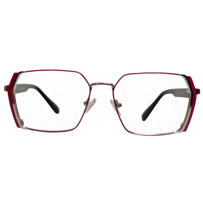 Regalia Facet Oversized Geometric Eyeglasses