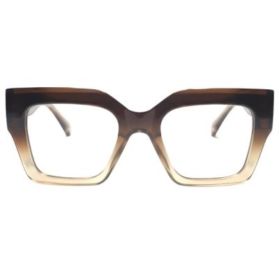 Luxe Gradient Cat Eye Full Rim Glasses Women