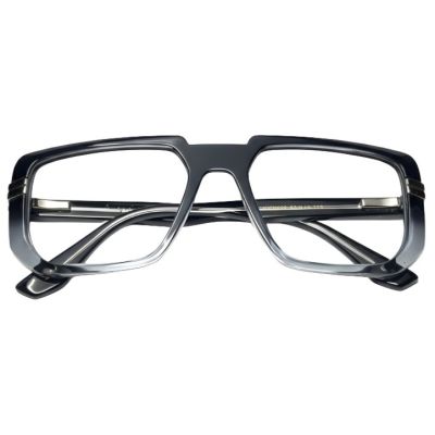 Shadow Fade Bold Square Full-Rim Eyeglasses