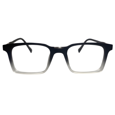 Sinclair Rectangle Eyeglasses — Black Fade