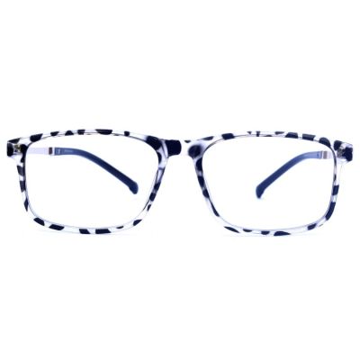 Slim Metallic Side Rectangular Full Rim Sheet Spectacle