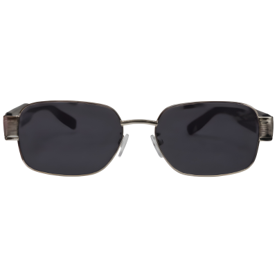 Steel Grey Rectangular Sunglasses | Nations Optics