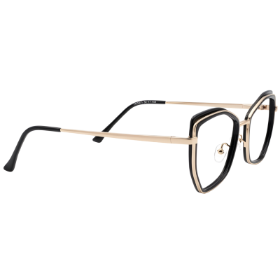 NoirEdge Geometric Luxe Eyeglasses